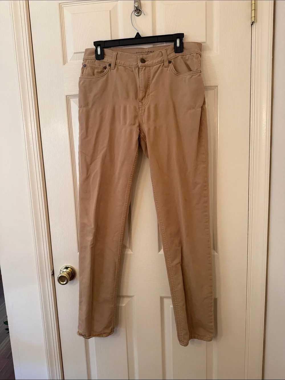 Banana Republic Men's Slim Straight Jeans in Camel